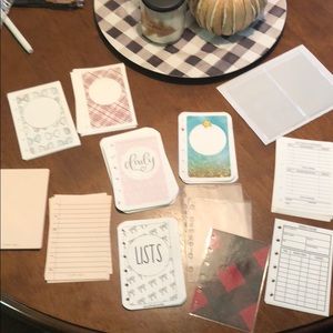 Random lot of pocket planner inserts